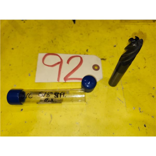 SAFREC Solid Carbide End Mill 5/8" 5fl. Rad. Coolant hole