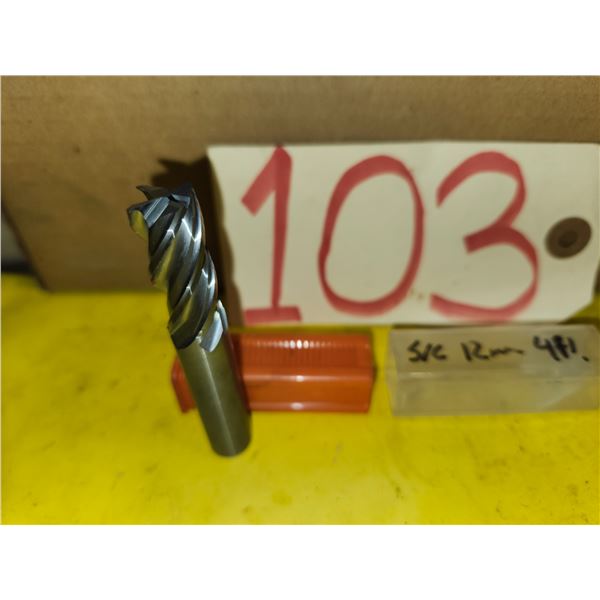 DEBOER Tool Carbide End Mill 12mm 4fl. Regrinded Tip