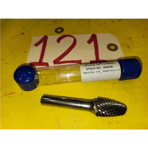 GARRYSON Carbide Burr shank 3/8" for hard steel / Stainless