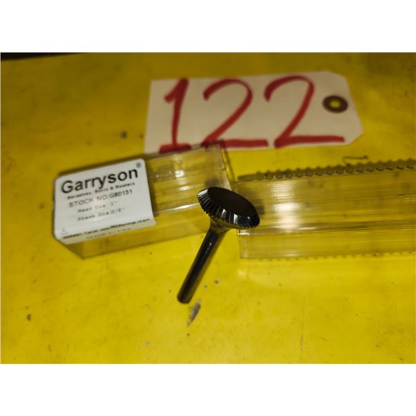GARRYSON Carbide Burr & Router 1" shank 3/8"