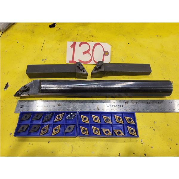 KENNAMETAL 1759721R00 Boring Bar 1"1/2  / Left-Right  Holders with Inserts(20) DCMT-432