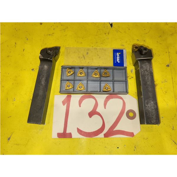 Set(2) of Holder MWLNR & MWLN 12-3W/B with Inserts(7) WNMG 332