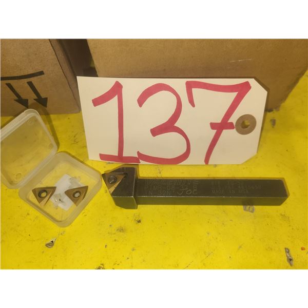 Valenite Threading Holder PTMR-08-32 B with Inserts(2)