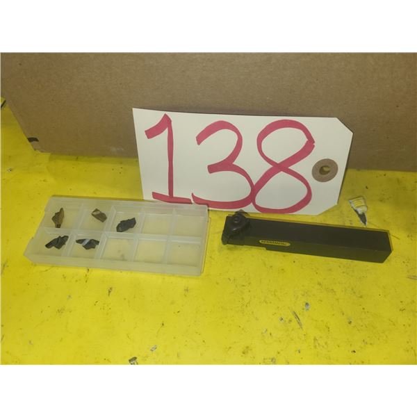 Kennametal Grooving/hreading Holder with Inserts(5)