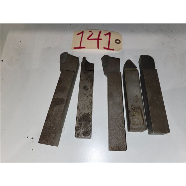 Lot(5) of Carbide Tip Tool Bit 1"