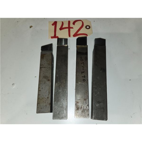 Lot(4) of Carbide Tip Tool Bit 1"