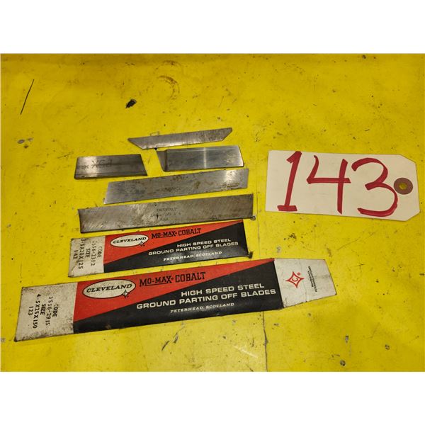 Lot of HSS Part Off Blades
