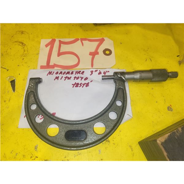 Mitutoyo Micrometer 3"-4"