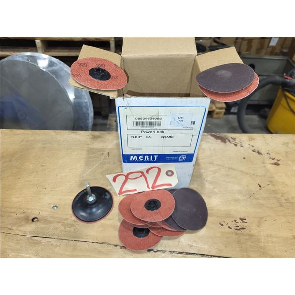Box(50) of MERIT PowerLock 3" Gr.320 with Mandrel