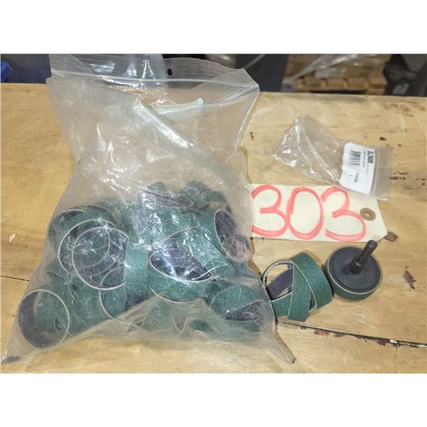 Bag of Spiral Band 1"1/2 x 1/2" with Mandrel Rubber Drum