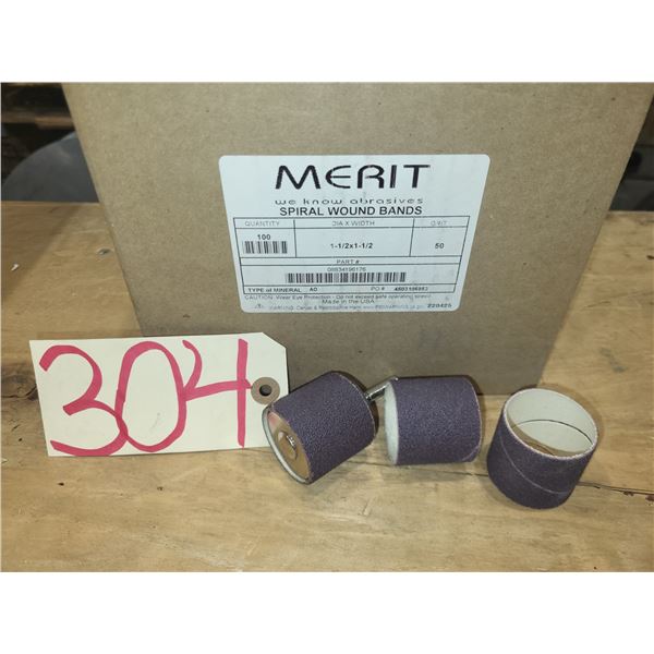 Box of Spiral Band 1"1/2 x 1"1/2 with Mandrel Drum