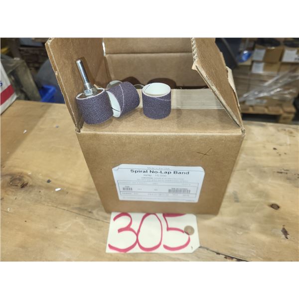 Box(100) of Spiral Band 1" x 1" with Mandrel Drum