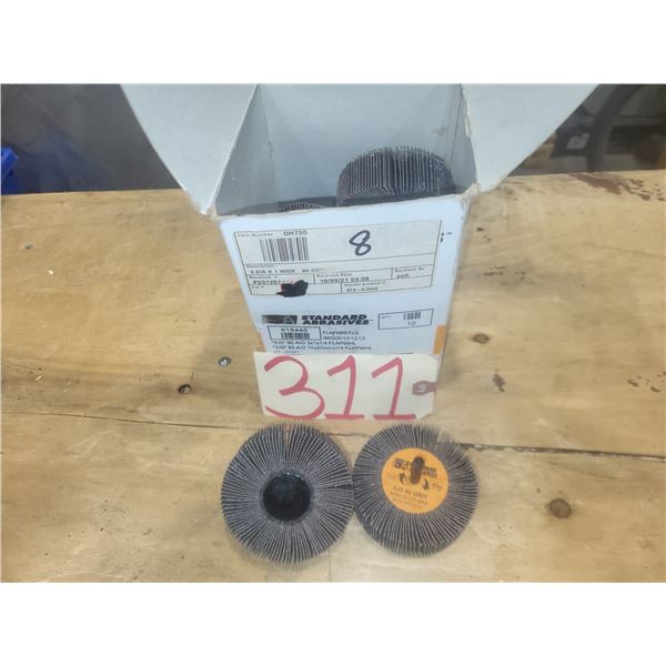 Box(8) of FlapWheel 3" x 1" x 1/4" Gr.80