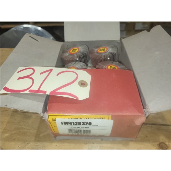Box(10) of FlapWheel 2"1/2 x 1" x 1/4" Gr.320