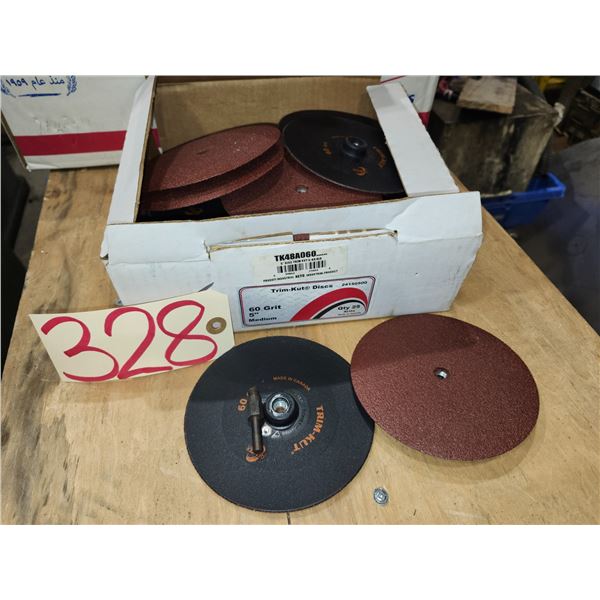 TRIM-Kut Sanding Disc 5" x 1/4"-20 with Mandrel Gr.60