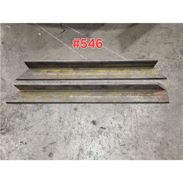 Set(2) de Fer Angle 24" x 2" x 2" x 1/2"