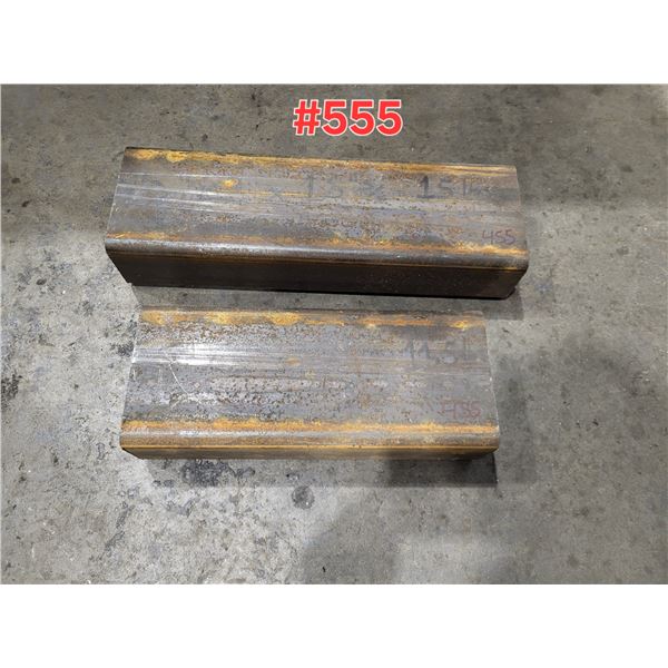 Set(2) de Tube Rectangulaire
