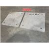Image 1 : Set(2) of steel Plate 12" x 12 " x 3/4"