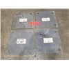 Image 1 : Steel Plate 9"1/2 x 9"1/2 x 1/4" with Hole 20mm