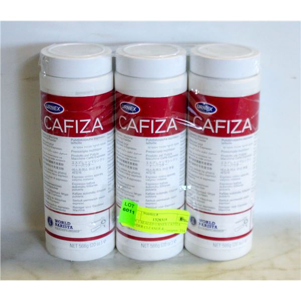 NEW 3 SEALED URNEX CATIZA POWDER CLEANER &