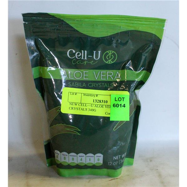 NEW CELL—U ALOE VERA SABILA CRYSTALS 340G