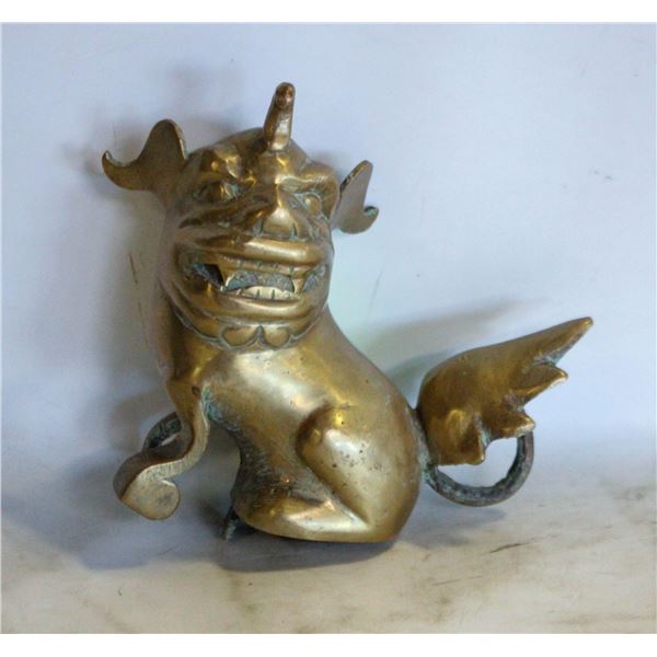VINTAGE BRASS FOO LION