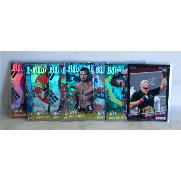 2010 TOPPS UFC MAIN EVENT FOIL 10-CARD LOT