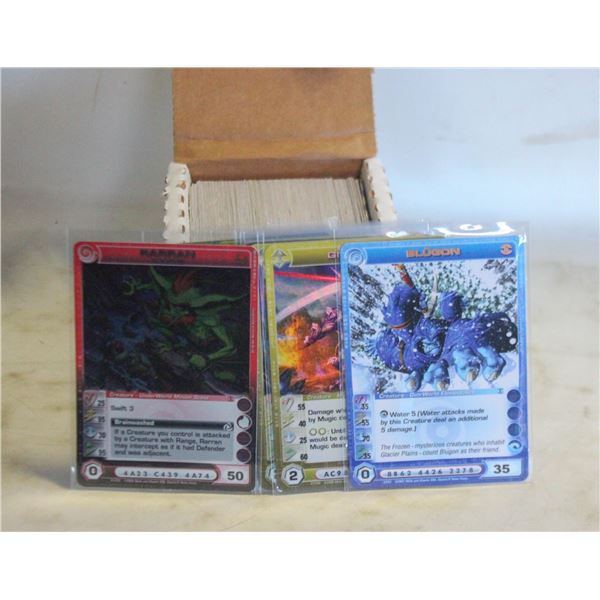 VINTAGE CHAOTIC TCG LOT 100+ CARDS IN