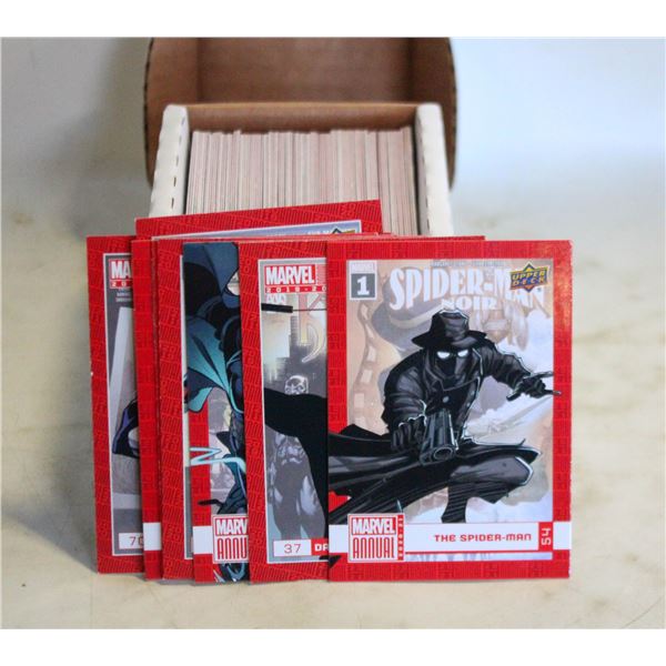 100 MARVEL CARD STORAGE BOX WITH SPIDER-MAN