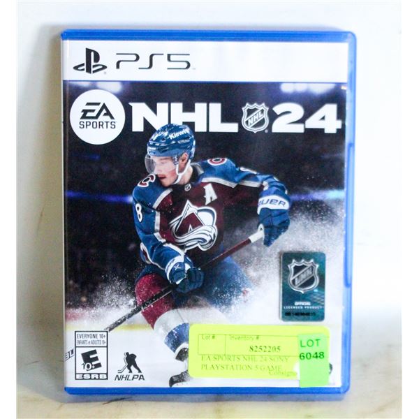 EA SPORTS NHL 24 SONY PLAYSTATION 5 GAME
