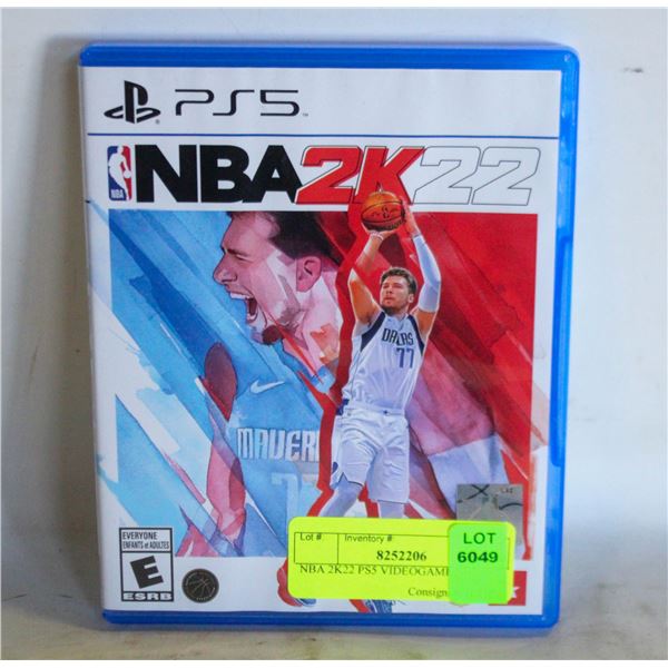 NBA 2K22 PS5 VIDEOGAME