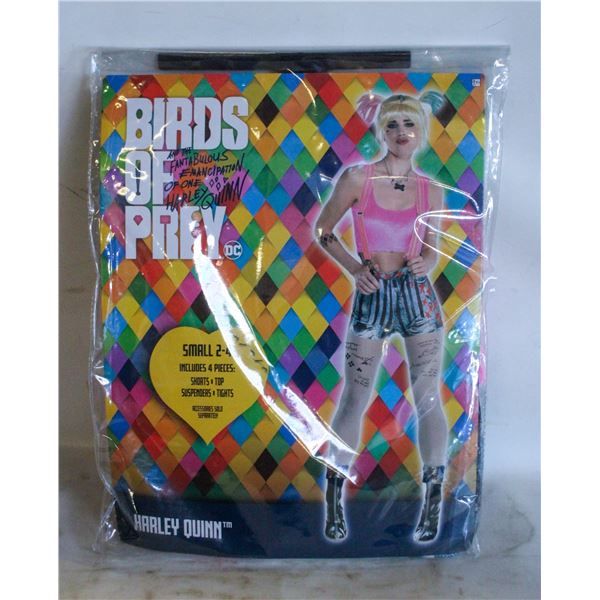 HARLEY QUINN BIRDS OF PREY HALLOWEEN COSTUME SMALL