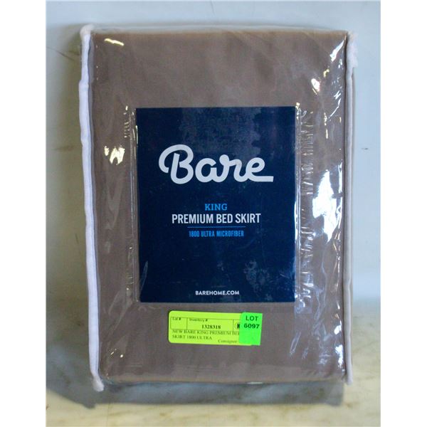 NEW BARE KING PREMIUM BED SKIRT 1800 ULTRA