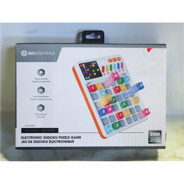 ELECTRONIC SUDOKU PUZZLE GAME PORTABLE