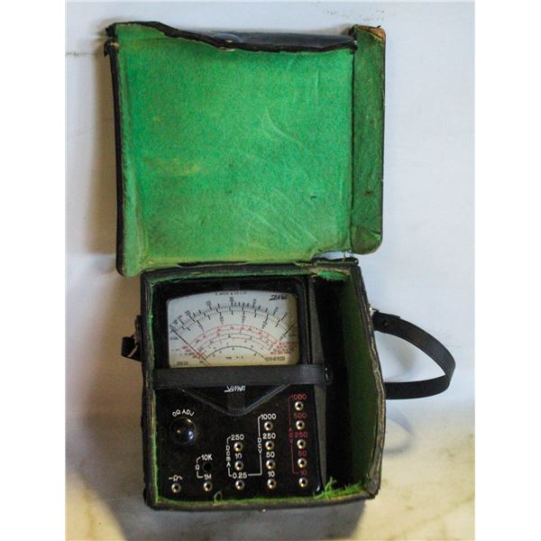 VINTAGE SANWA P-3 ANALOG MULTIMETER