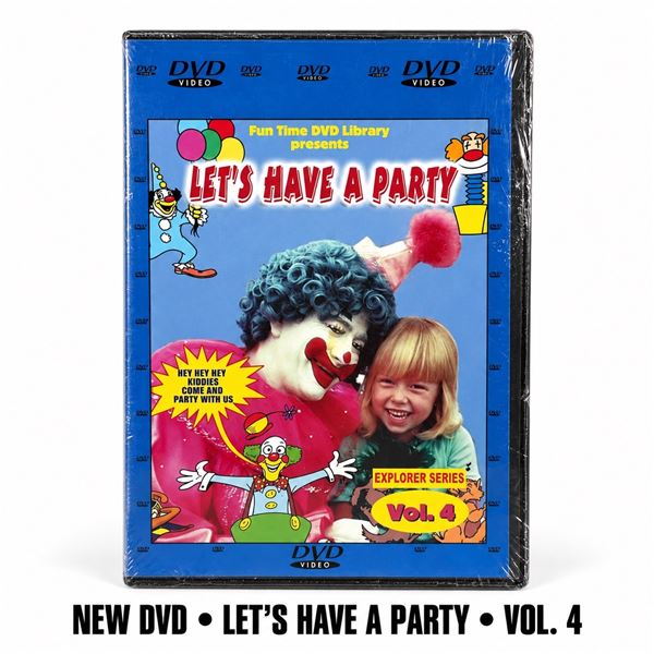 NEW DVD "LET'S HAVE A PARTY" KIDS VOL 4