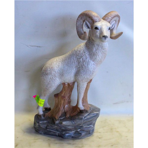 CERAMIC MOUNTAIN GOAT. 14 IN