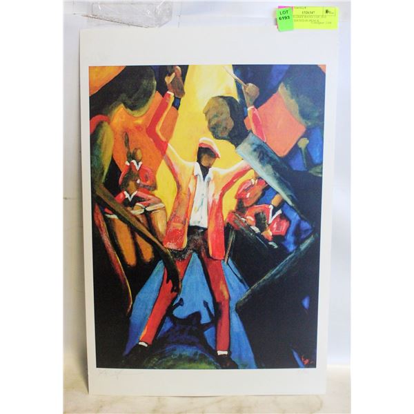 WAILING JAZZ BAND 5 OF 10-0 SIGNED/DATED IN PENCIL