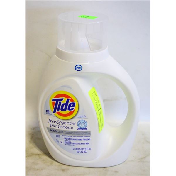 NEW TIDE FREE & GENTLE 34 OZ