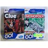 Image 1 : NEW HASBRO CLUE/MONOPLY GAMES