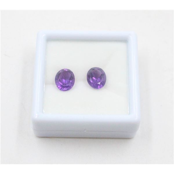 #12-NATURAL AMETHYST GEMSTONES  4.90CT