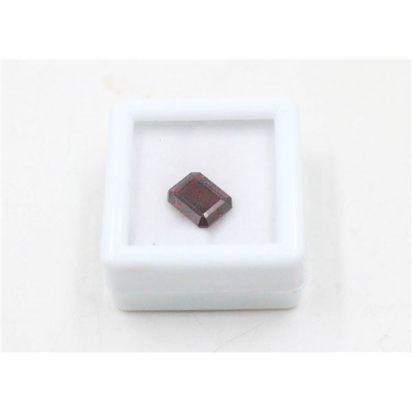 #113-NATURAL DARK RED GARNET GEMSTONE 2.85CT
