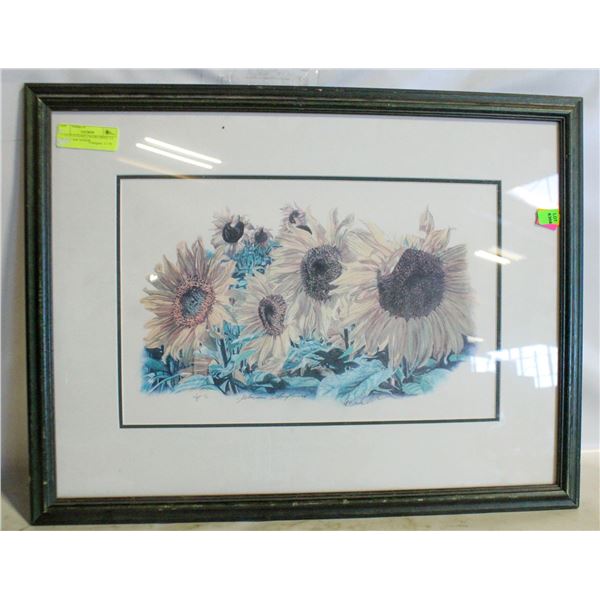 GLORIOUS SUNFLOWERS PRINT 1/5 BY VALERIE MOKER