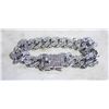 Image 1 : NEW ICED OUT CUBAN LINK BRACELET
