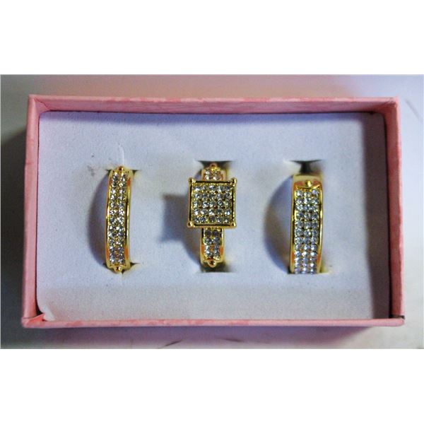 NEW 3PCS/SET RING SET SZ9