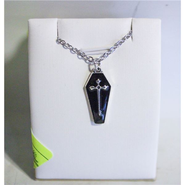 NEW VAMPIRE COFFIN NECKLACE