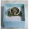 Image 1 : NEW FREEMASON RING SIZE 12