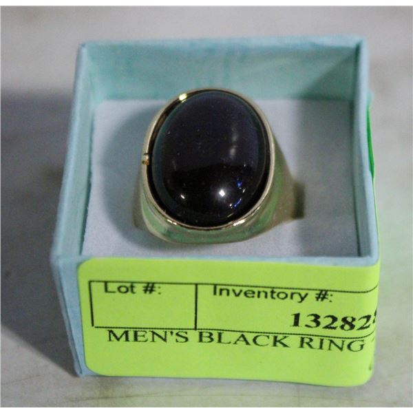 MEN'S BLACK RING - SIZE8