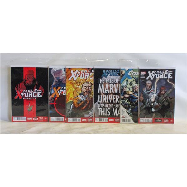 MARVEL X CABLE AND FORCE COMIC ASSORTMENT