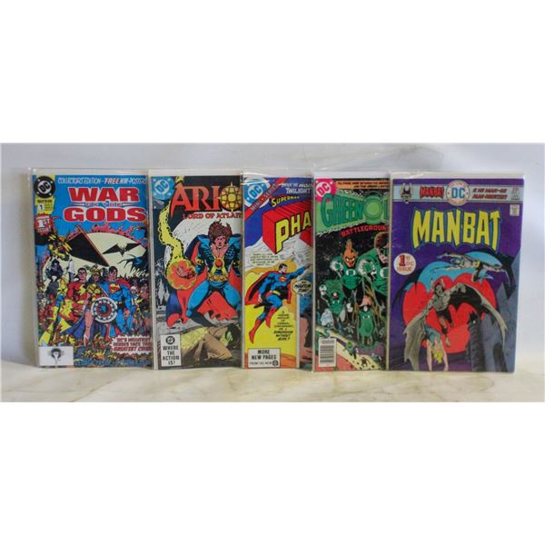 4 VINTAGE DC COMICS INCLUDING 25 CENT